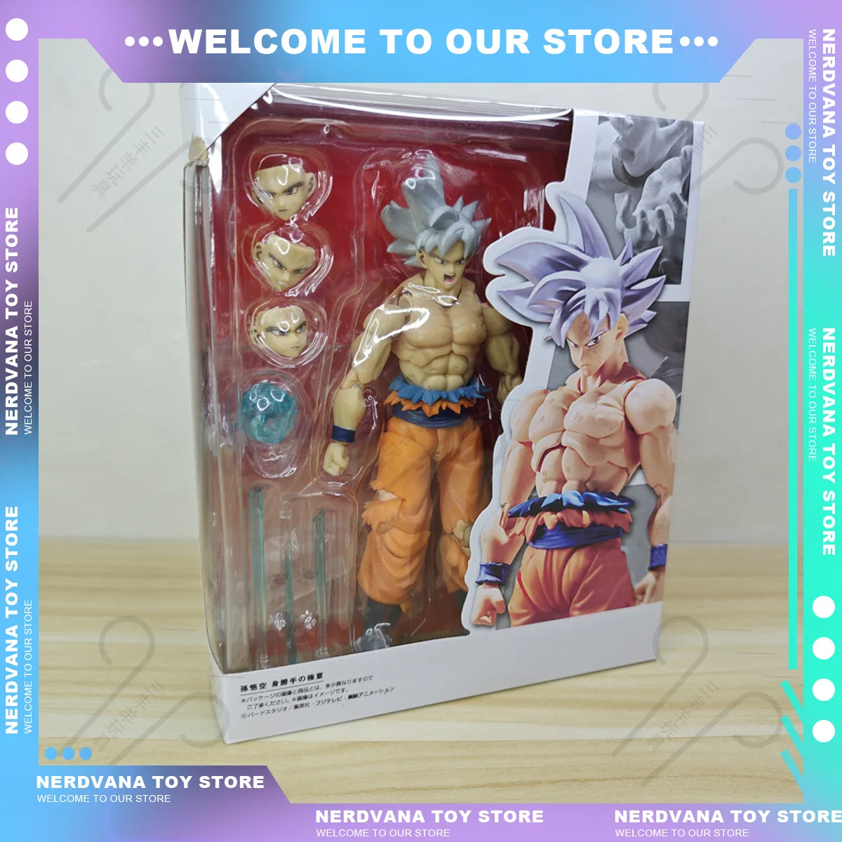 16cm SHF Dragon Ball Z Super Ultra Instinct Goku White Hair Articulated Model Collection Toys Decoration Ornament Toys Kids