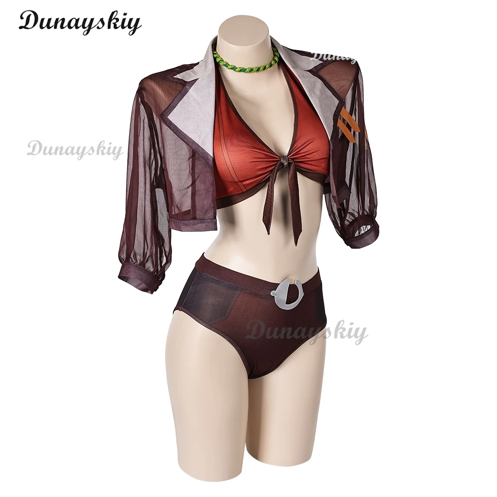 المنافسين السنجاب تأثيري ملابس السباحة زي تمويه ل دورين الأخضر النساء الفتيات البيكينيات مجموعة ملابس هالوين كرنفال البدلة فتاة