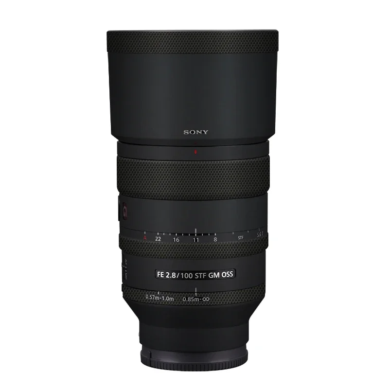 Наклейка на корпус объектива для SONY FE100 F2.8 STF GM OSS, Защитная Наклейка на кожу, виниловая пленка, защитное покрытие от царапин