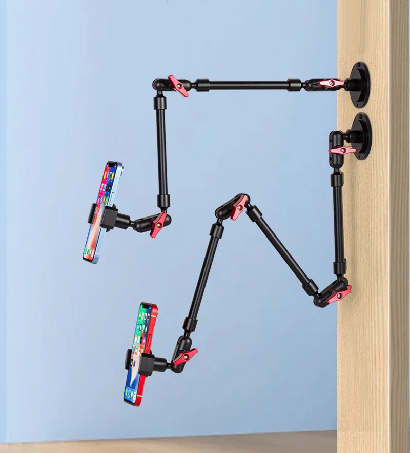BFOLLOW 32" 22" Magic Arm mit Wandhalterung für Kamera Gelenk-flexible Halterung Ständer Magsafe Handy Tablet Webcam Gopro – Detail 13