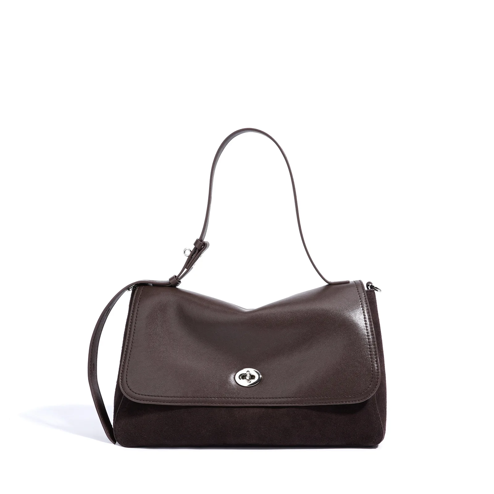 

New Autumn Winter Color Block Small Square Bag Simple Korean Style Versatile Crossbody and Shoulder Bag for Women Daily Use