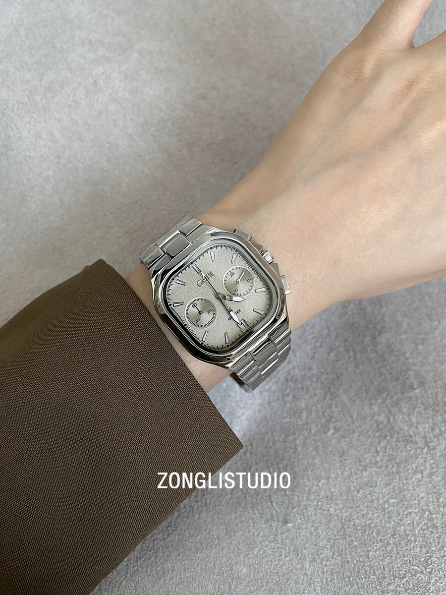 

Exquisite Women'S Wristwatch With Large Dial, Stainless Steel Strap, Sophisticated And Multifunctional, Suitable For Students.