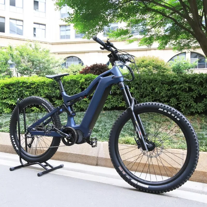 Электрический велосипед Joyebikes с полной подвеской, электрический карбоновый горный велосипед с двигателем Bafang G510