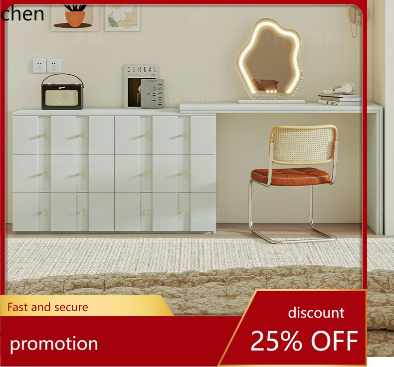 HT Dresser and Vanity Combo Modern Bedroom Simple Enf Corner Desk New Internet Celebrity Vanity