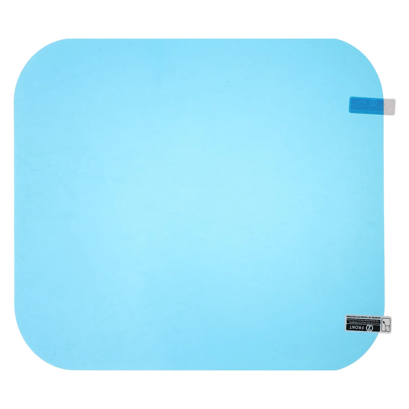 Bathroom Mirror Anti-Fog Film Square Waterproof Mirror Pad Fog Free Solution for Shower Steam Resistance Universal Fit Makeup