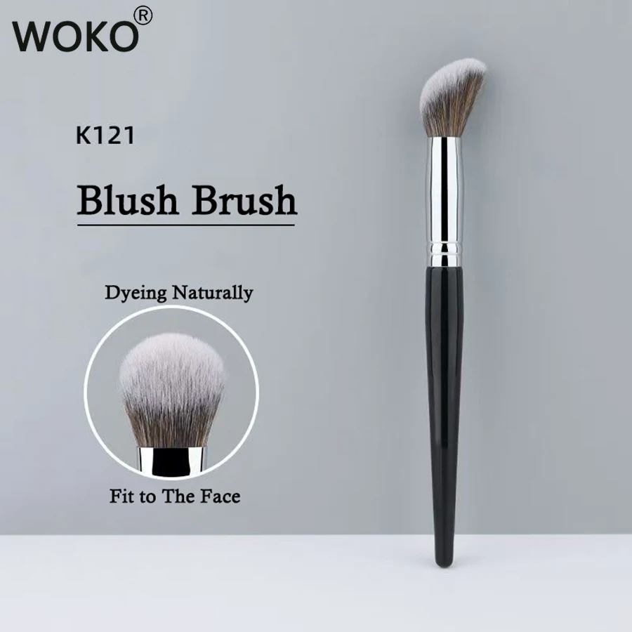 Cream Blush Brush Mimics Fingertip Aplication Stippling Powder Blusher Cream Makeup Brushes Synthetic Hair Blush Make Up Tools