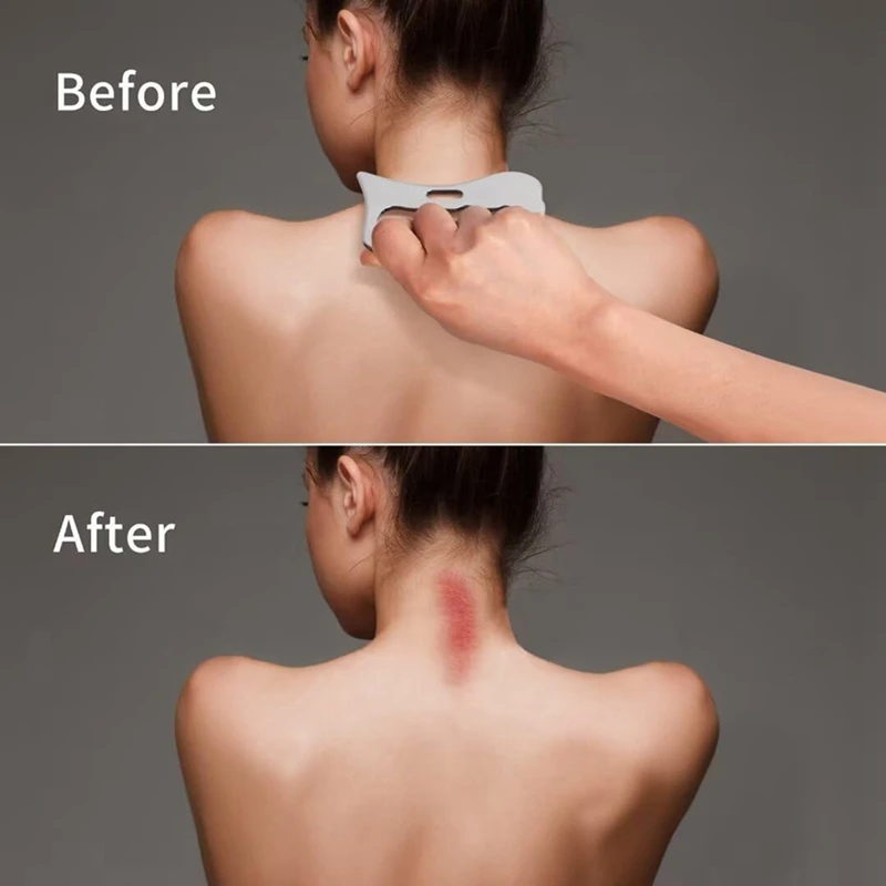 Gua Sha Massage Tool for Soft Tissue Upgrade Physical Therapy for Back, Legs, Arms, Neck, Shoulders, Gua Sha Tool-A44I