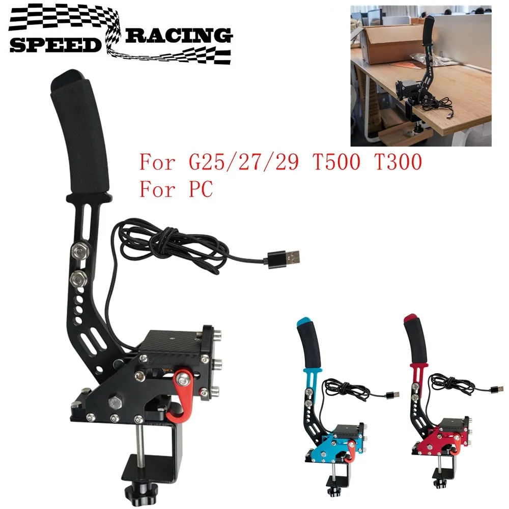 

Universal Racing Game USB Handbrak &Fixed Bracket For G25/27/29 T500 T300 PC Racing Games Fanatecosw Dirt Rally