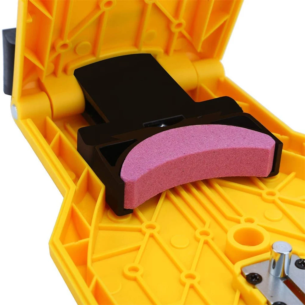 Portable and Reliable Chainsaw Teeth Sharpener BarMount Saw Chain Sharpening Tool for Swift Sharpening Results