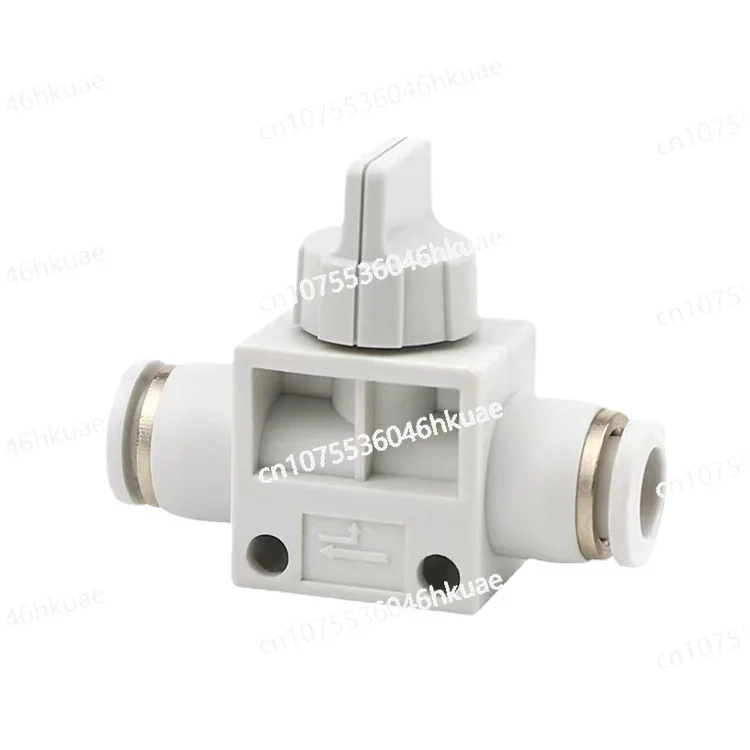 Trachea Quick Plug Black and White Pneumatic Quick Connector HVFF4/6/8/10 Pneumatic Quick Connector Switch