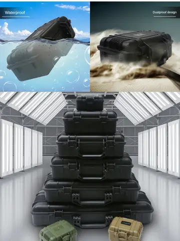 Case Bag Organizer Storage Box Camera Photography Sights Sealed Shockproof  Safety Protector Instrument Tool Box with Sponge