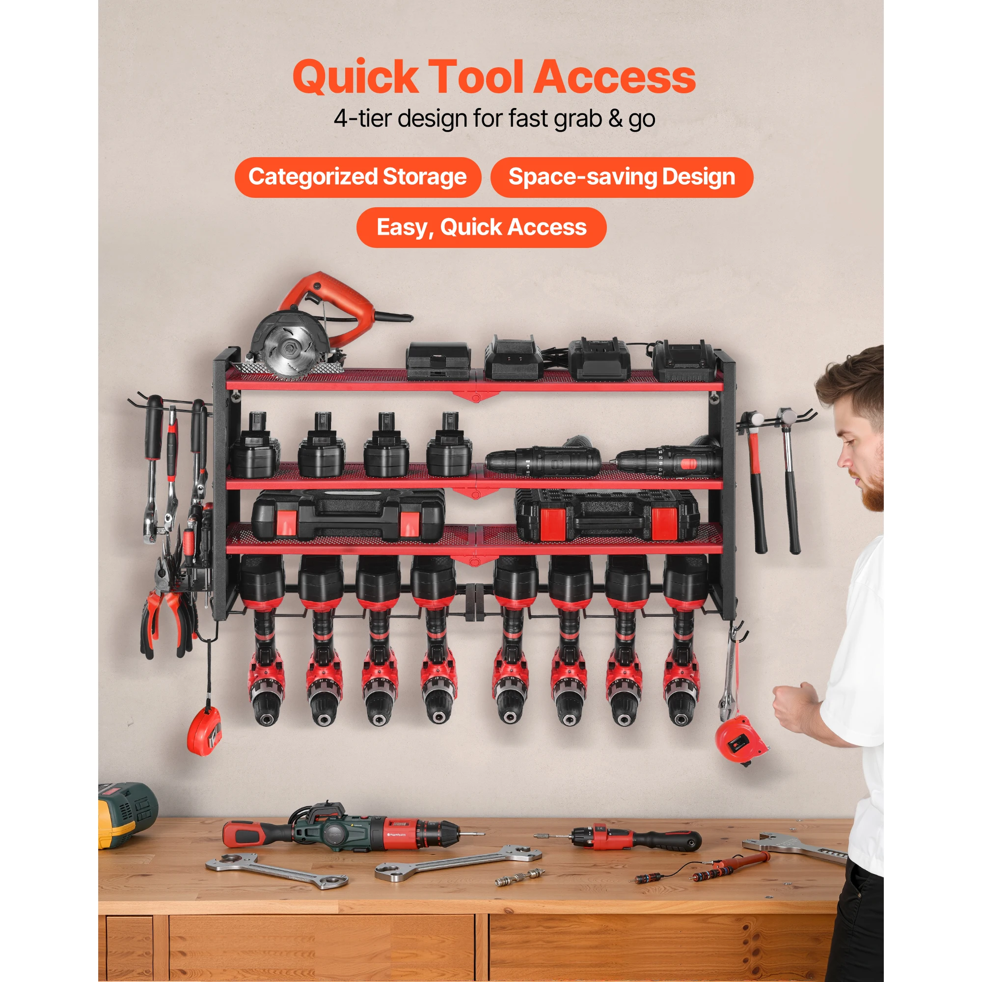 SucceBuy 4-laags handgereedsch - Power Tools In Workshop recensie en prijs