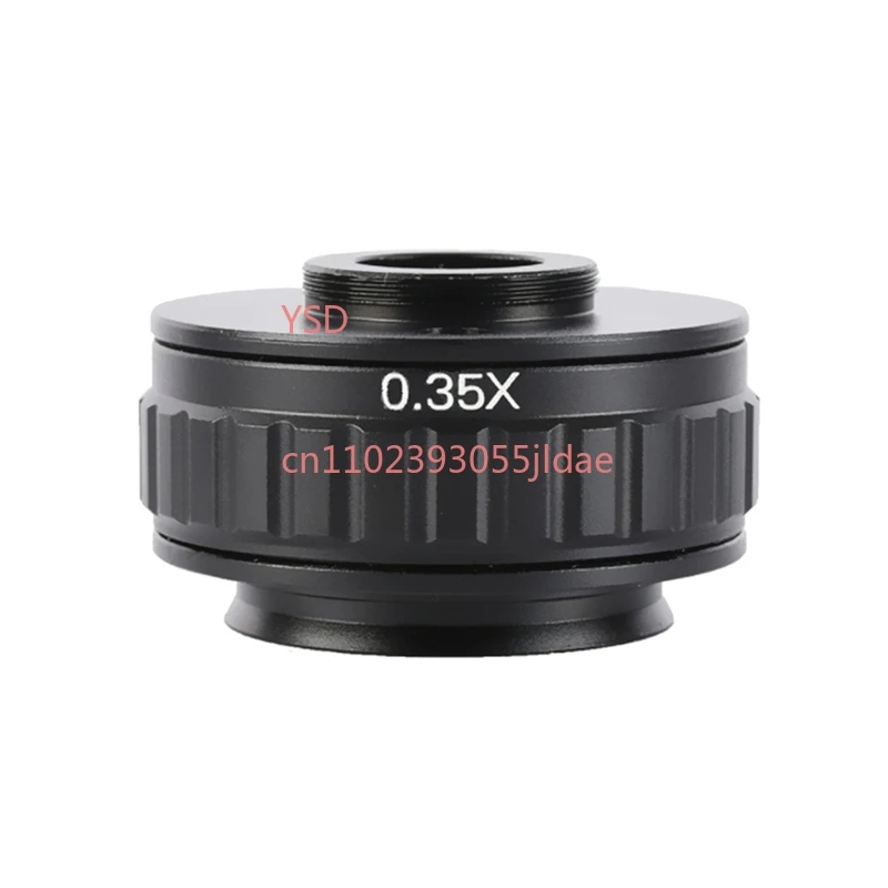 C Mount Lens Adapter - 0.35X 38MM Interface for Trinocular Stereo Microscope Cameras