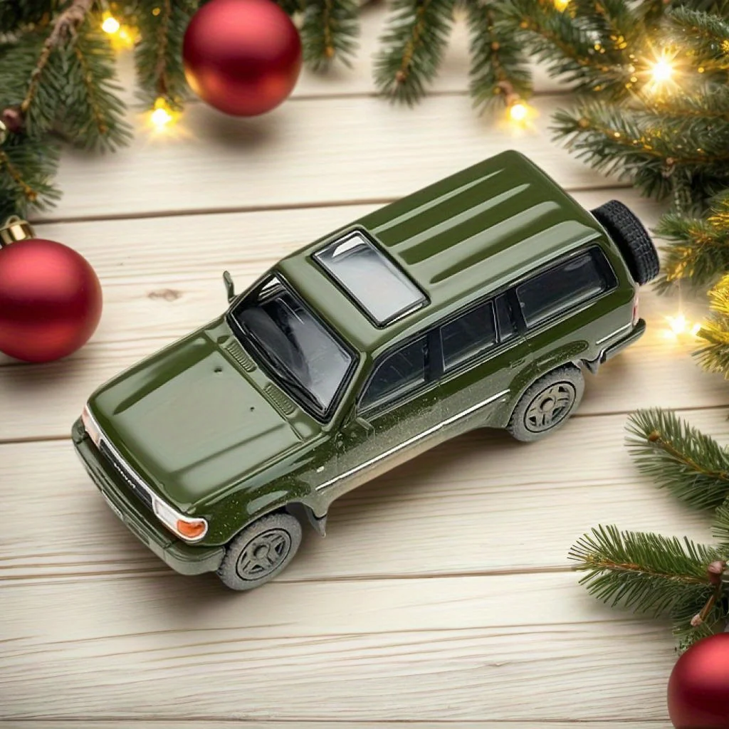 

MASDI Toyota 1994 Land Cruiser LC80 - Green Simulated Alloy Car Model Palm-sized Collectible Toy Christmas Gift