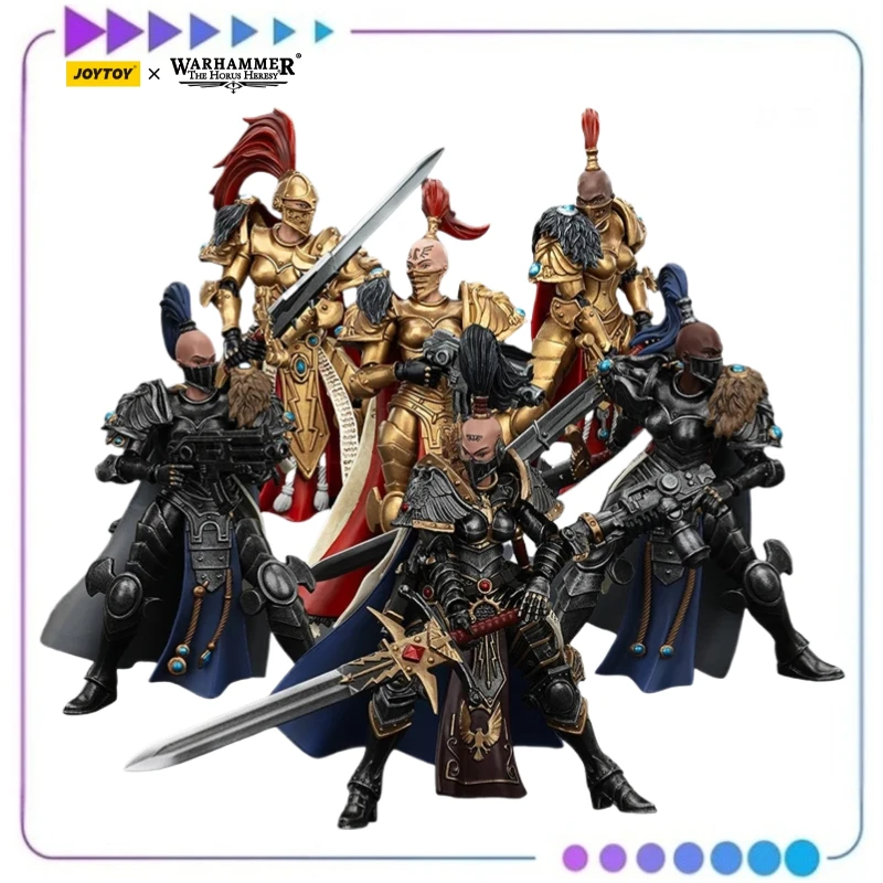 

【В наличии】JOYTOY 1/18 Фигурка Warhammer 40K Sisters of Silence Argent Lynx White Falcons Vigilator Cadre Аниме Игрушки