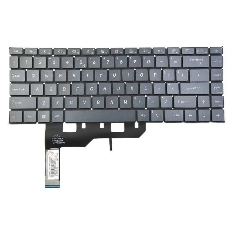 

Новая клавиатура для Modern 15 A10M A10RAS A10RBS MS-1551 Prestige 14 A10SC A10RB A10RAS MS-14C1 MS-14C2, черная, США, с подсветкой (=)