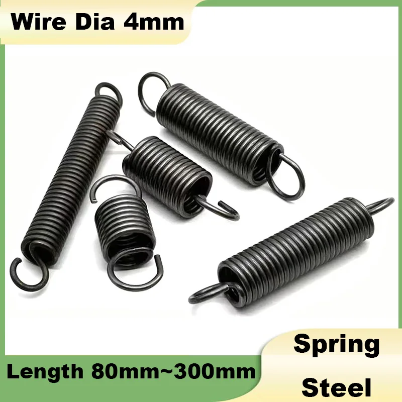 1Pcs Wire Dia 4mm Expansion Spring Tension Extension Expanding Extending Springs Out Dia 22mm~35mm Length 80mm~300mm