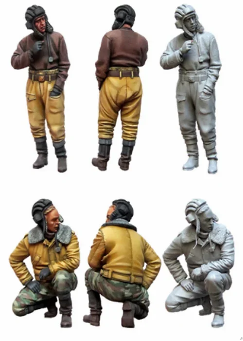 

1:35 Ratio Die-cast Resin Special Forces Soldiers 2 Figures Need To Be Assembled and Colored By Themselves