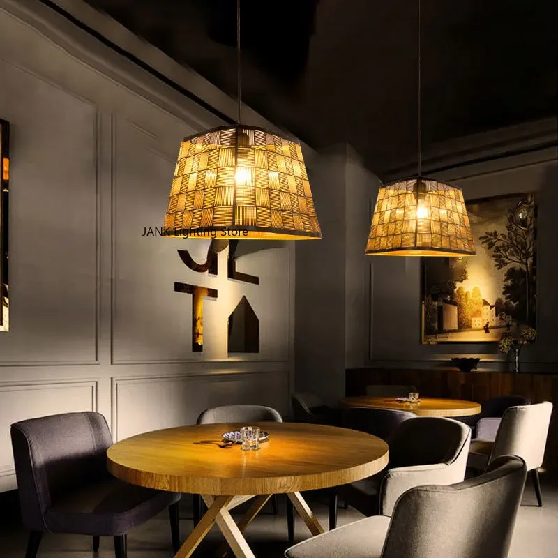 Loft Retro Creative Personality Single Head Restaurant Light Restaurant American Nostalgic Pendant Light Light BulbST64