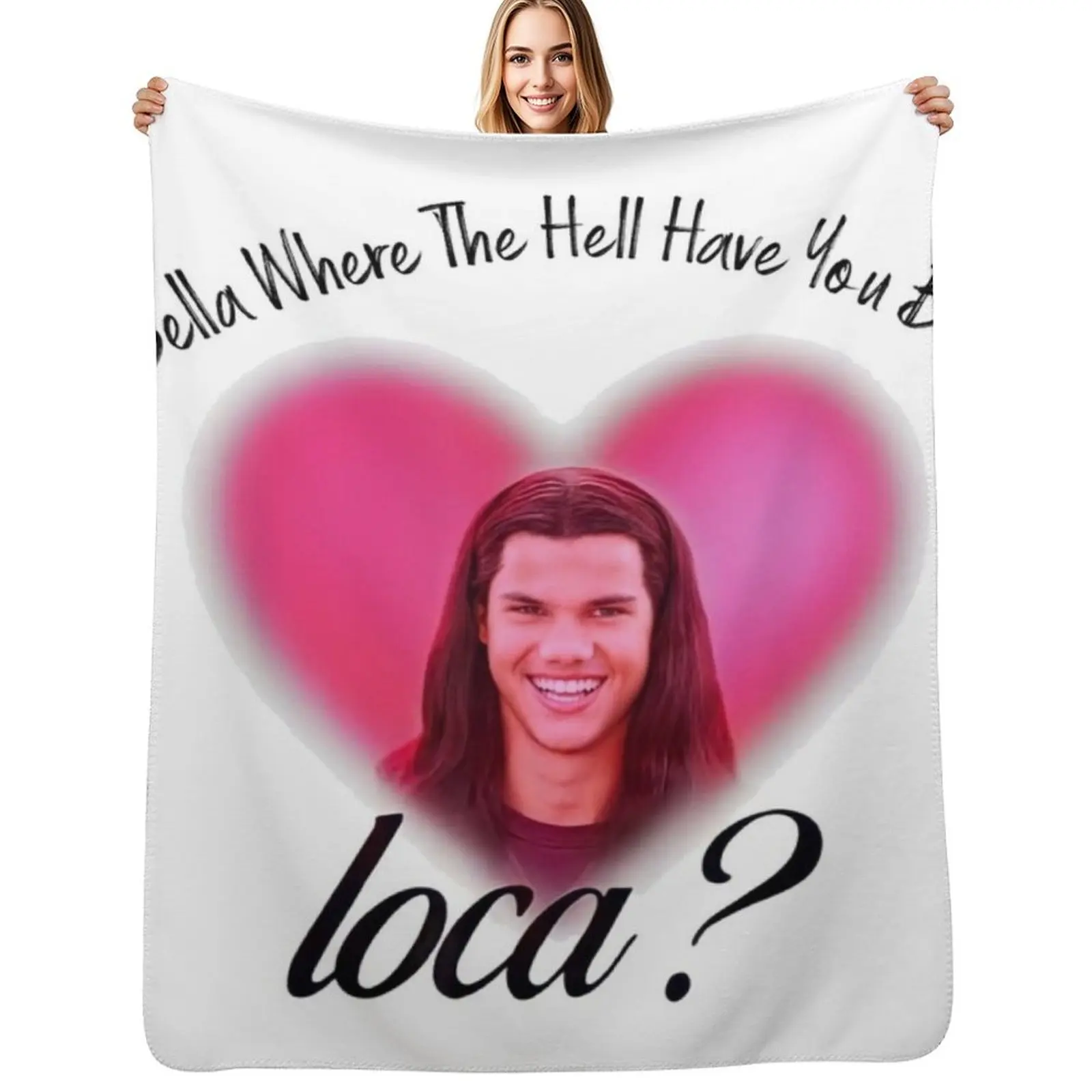 Twilight Meme Throw Blanket Soft Breathable Blanket for Night Sleeping