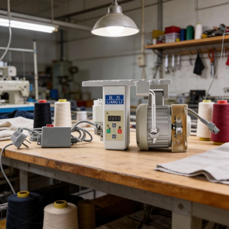 

220V Industrial Sewing Machine with Energy-Saving Servo Motor, Direct Drive Flatbed High-Head Overlock Belt Machine