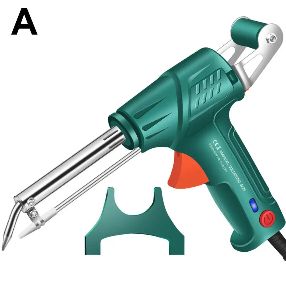 Pistola de soldadura ajustable de alta gama, soldador automático de estaño, temperatura de alimentación Ele C9J6, 110V/220V, 60W, 80W