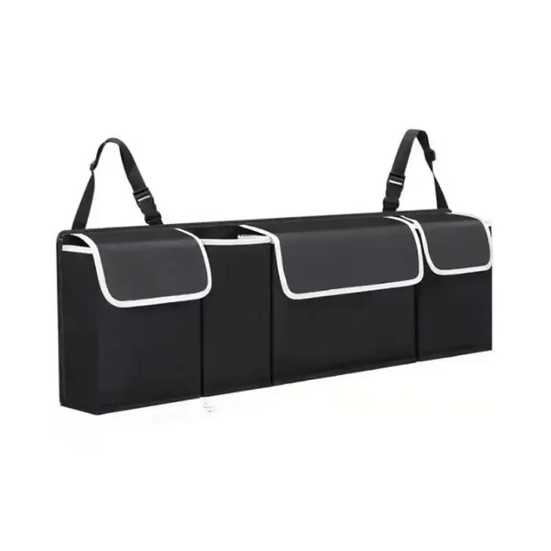 Car Organizer For Trunk 600D Oxford Cloth Foldable Car Storage Bags Seat Back Hanging Bag Automotive interior accessories Y4M4