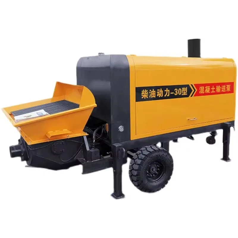 YG Truck Mounted Ground Concrete Pump Machine New Mini diesel Electric Concrete Pump Machine, Multi-function and Low Price
