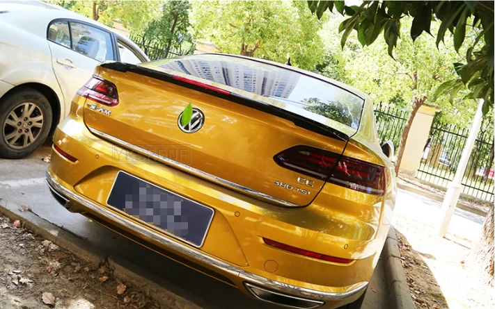 Fit For 2019 2020 Volkswagen New CC Arteon High Quality ABS Plastic Primer Color Exterior Car Rear Tail Wing Trunk Lip Spoiler