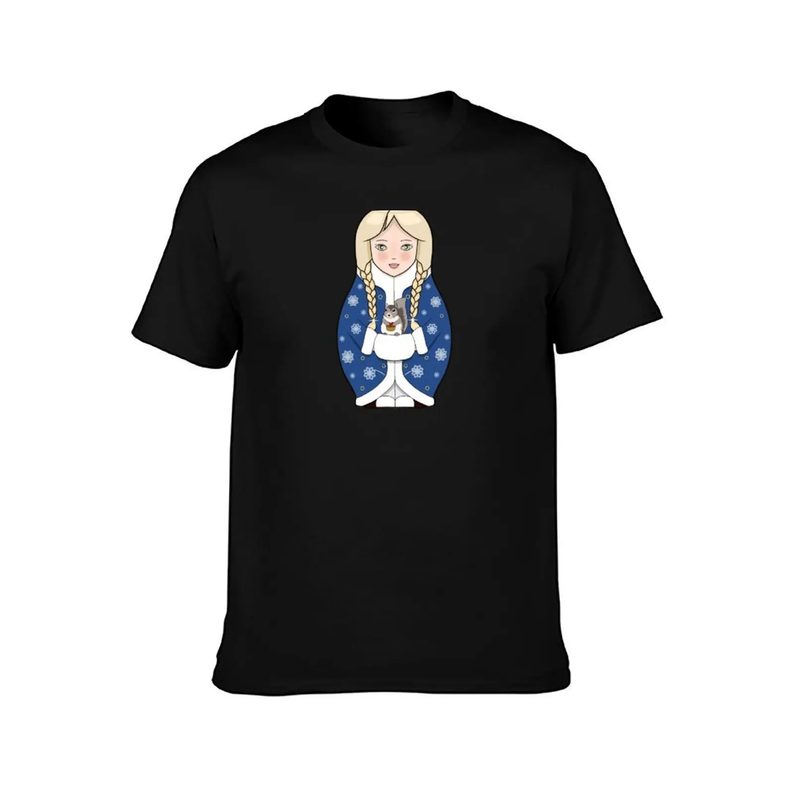 Nesting Doll Snegurochka Ice Princess II T-Shirt Dry Fit Running Short Sleeve Top