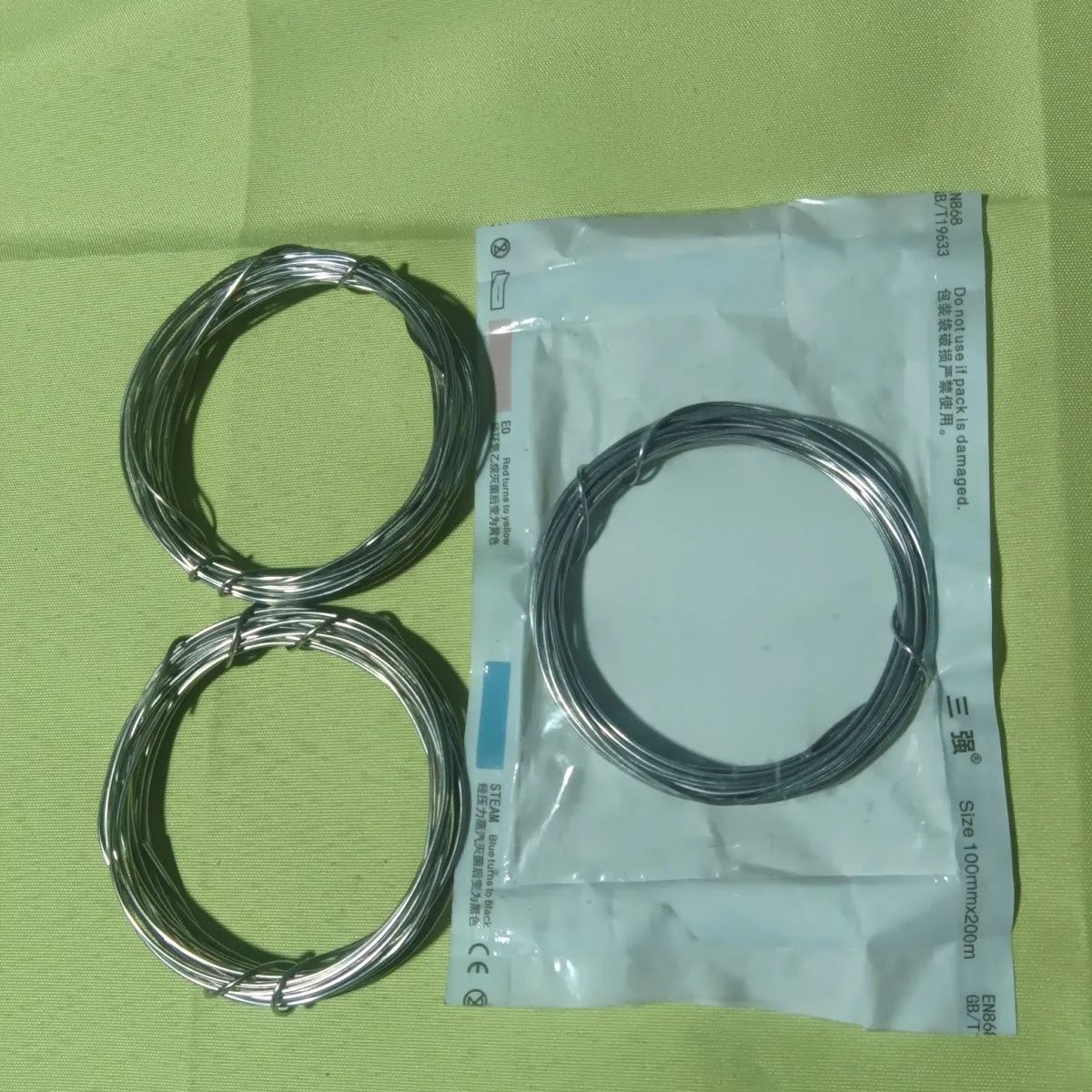 Veterinary Orthopedic Cerclage Wire 317L Stainless Steel Bone Fixation Wire Surgical Wire For Small Animal Fracture Repair0.41.5