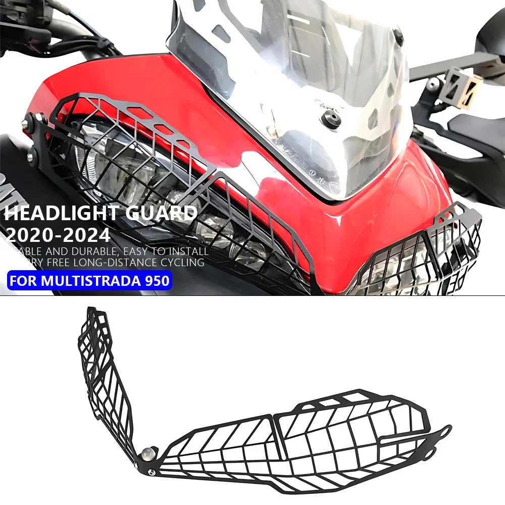 

FOR DUCATI MULTISTRADA 950 2020-2024 Motorcycle Accessories Headlight Protector Grill Guard Cover