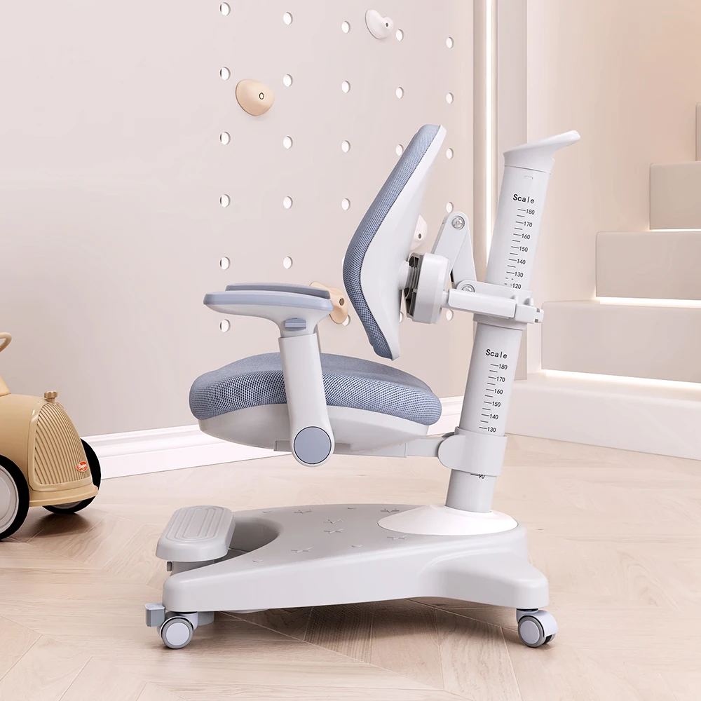 #￥High Quality Children Anti-Hunchback Learning Chair Height Adjustable Modern Ergonomic Smart Kids Study Chair for Child