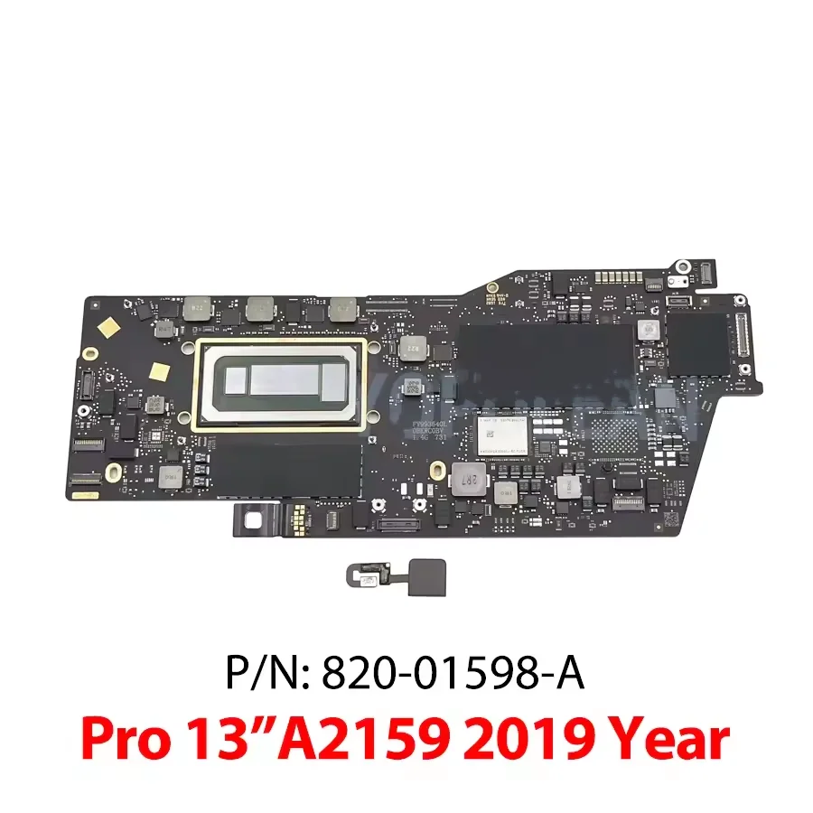 Tested A2289 A2159 Motherboard 820-01598-A 820-01987-A for MacBook Pro 13 A2159 Logic Board i5 i7 8GB 256G 512GB 2019 2020 Year