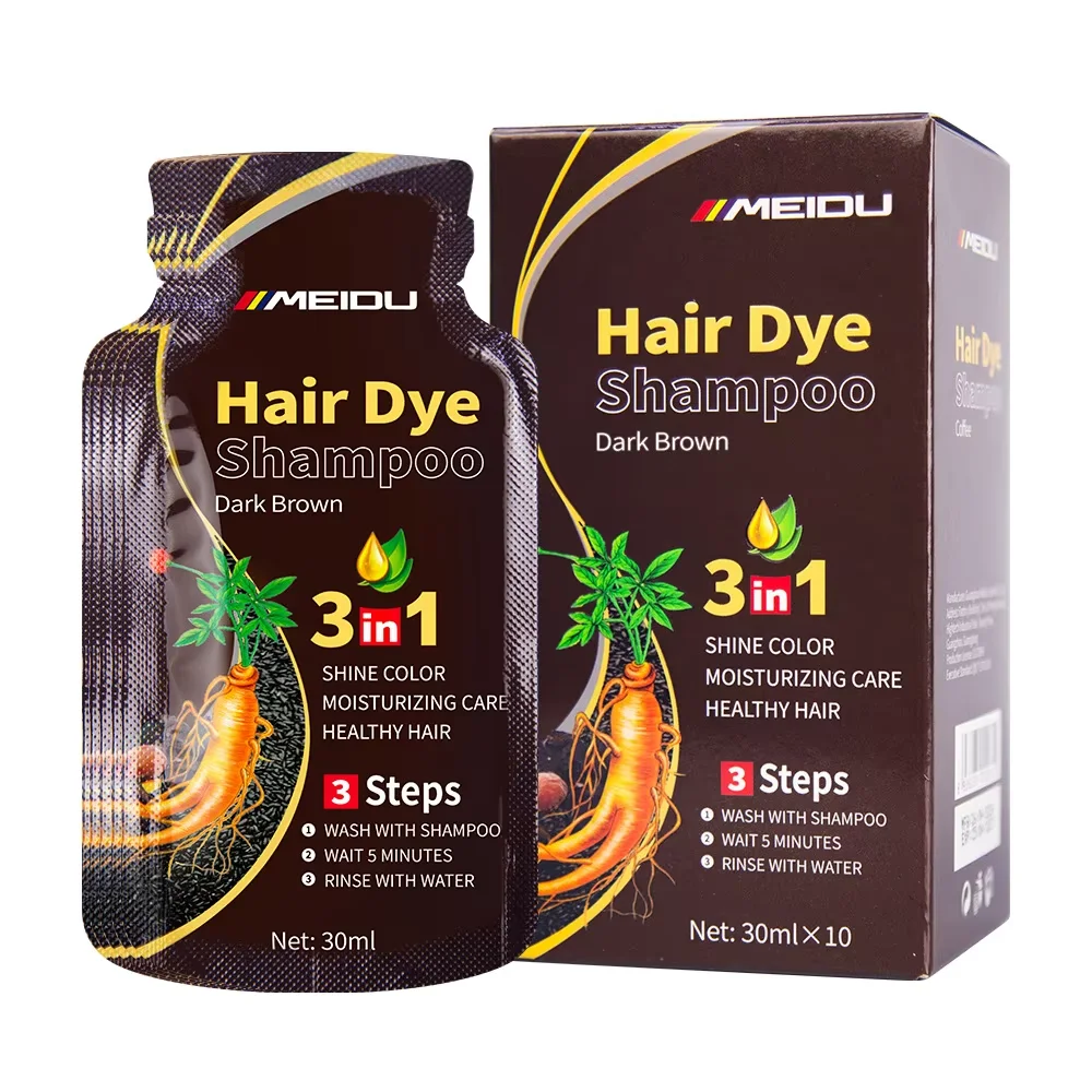 30 ml/500 ml 3-in-1 schnelles Haarfärbe-Shampoo, natürliches schwarzes Kräuter-Haarfärbemittel, spendet Feuchtigkeit, milde Haarfärbe-Conditioner, Haarpflegeprodukte – Detail 17
