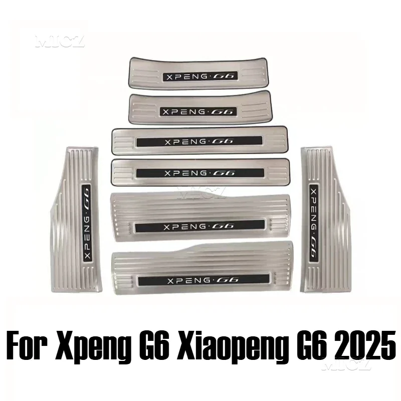 

Car Accessories For Xpeng G6 2025 Stainless Steel Threshold Strip Foot Pedal Protective Sticker Modification Interior Mouldings