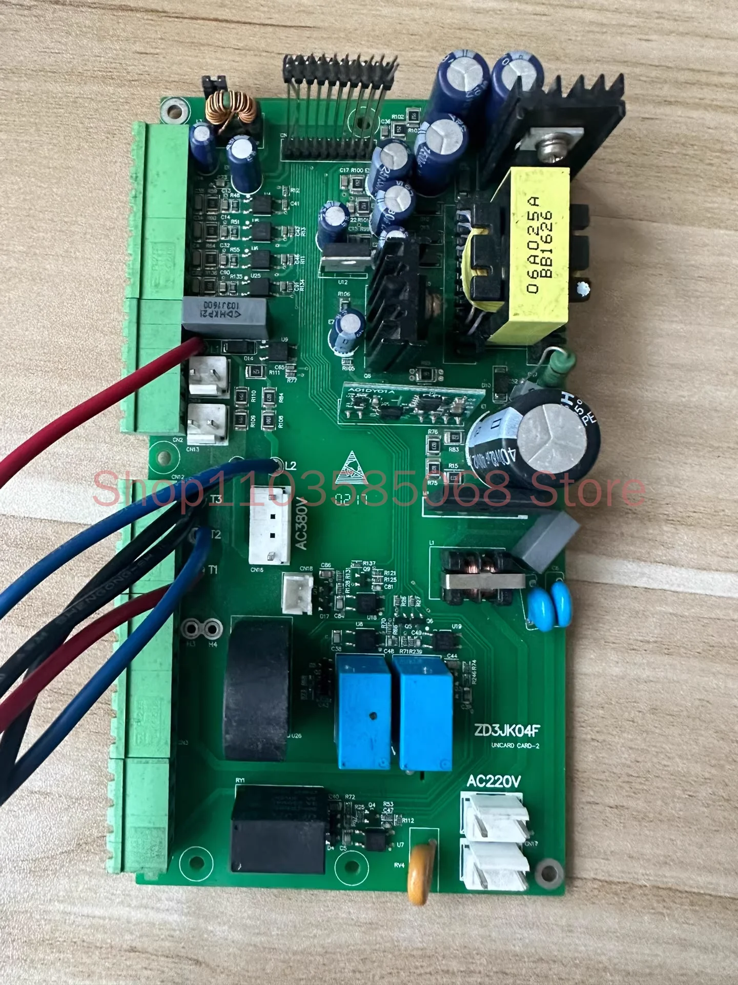 

ZD3JK04F, CARD-2 Card 2, Zhongchen Air Compressor Controller Circuit Board