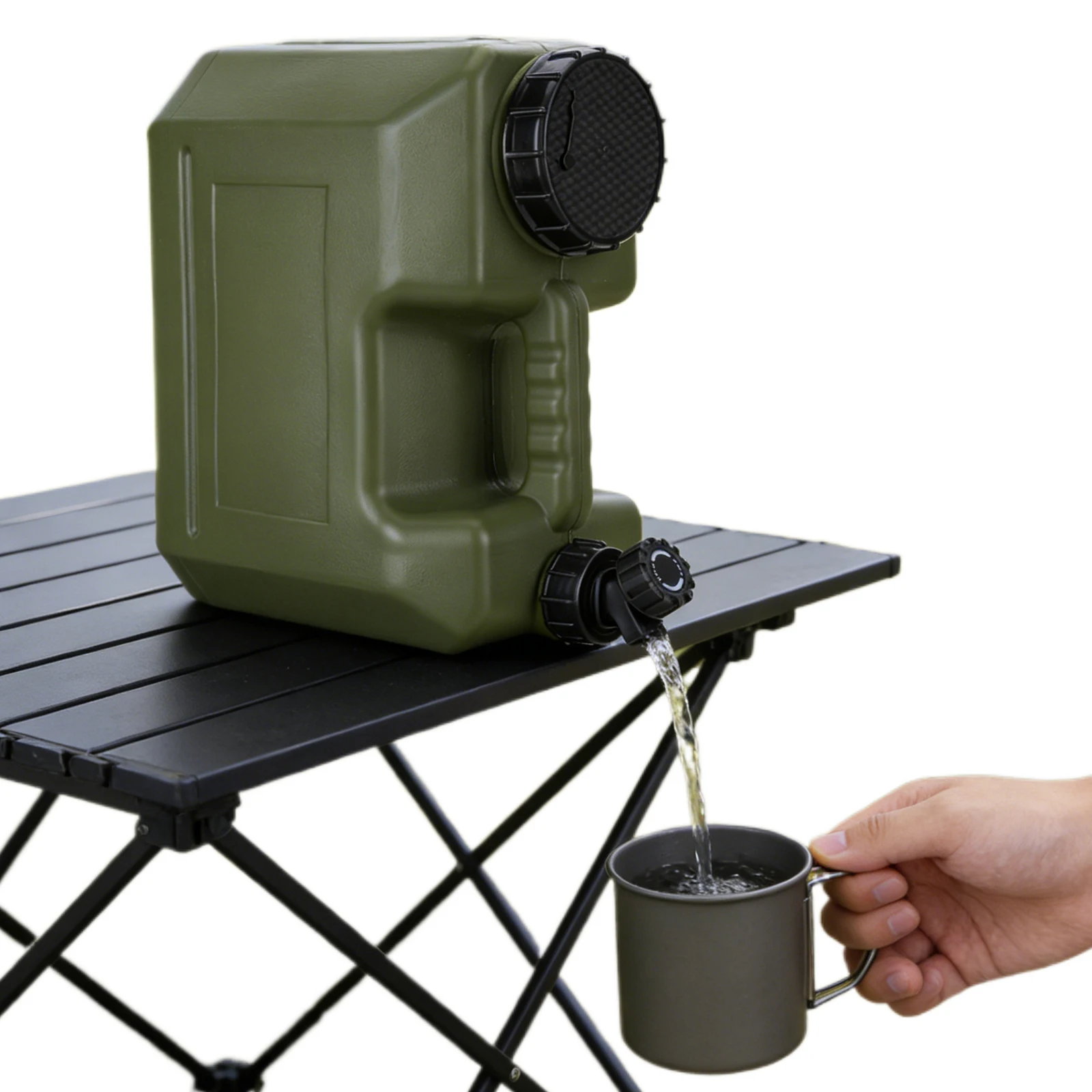 10L/12L/15L/18L/20L 水容器 蛇口付き キ - Outdoor Camping Water Jug のレビューと価格