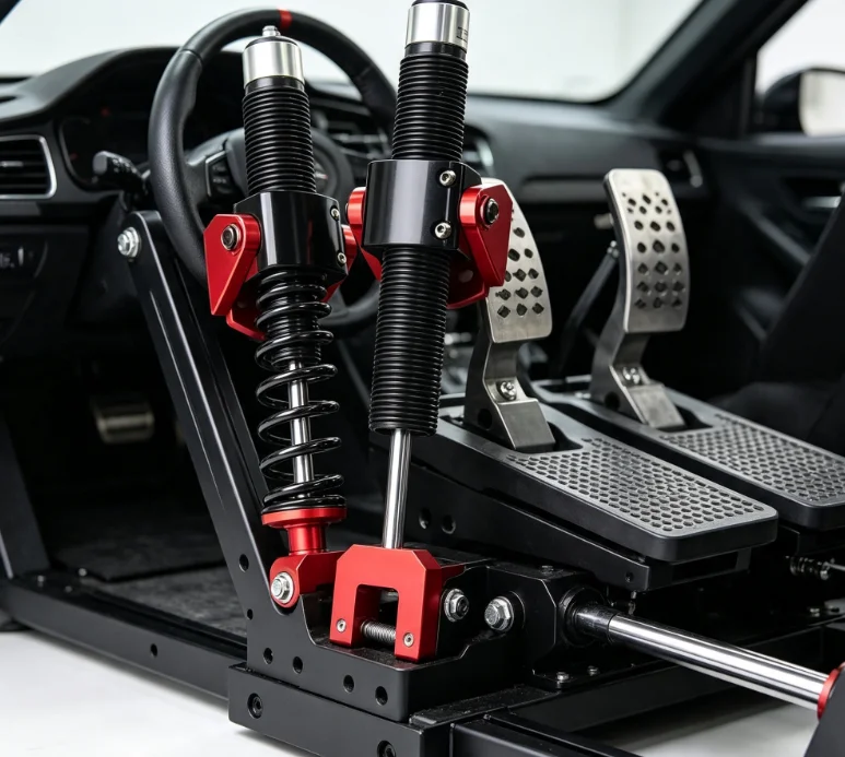 For I33T Sim Racing Upgrade Hydraulic Pedal V3, Adjustable Damper Buffer Rod Mod Parts
