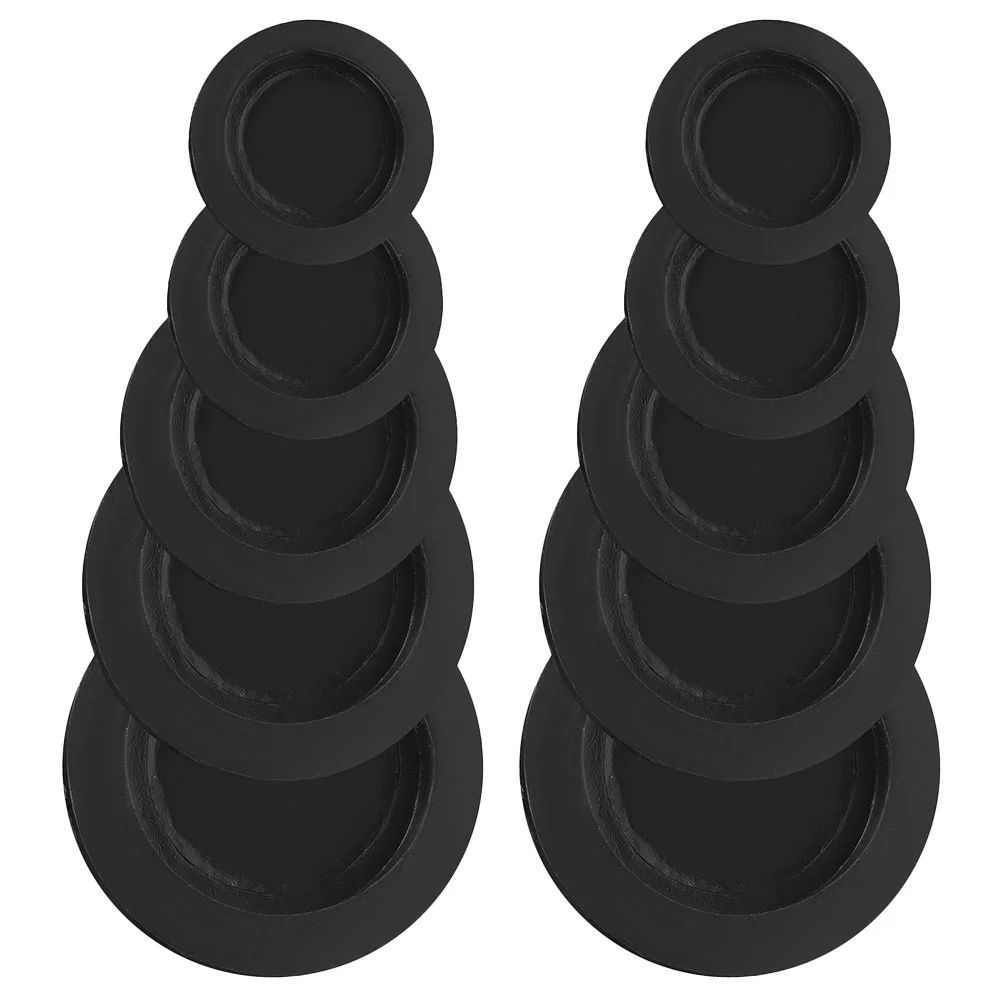 Round Rubber Stopper Piggy Bank Black Stoppers Assorted Sizes Plugs Bottom Caps Covers Sealing Clear for Adults