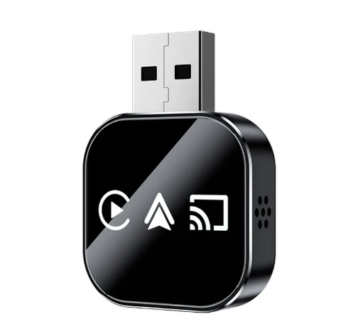 Беспроводной Адаптер Carplay 3-в-1: Mirrorlink, Android Auto, USB-ключ, Plug & Play
