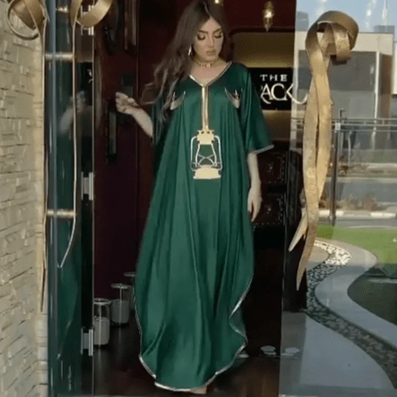 

2023 Ramadan Abaya Femme Islam Abayat Abayas for Women Dubai Turkey Ropa De Mujer Envio Gratis Fashion Kimono T Stitching Dress