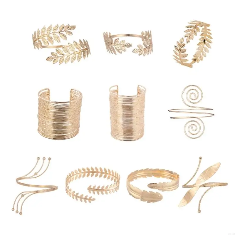 

Arm Bracelet for Women Girl Gold Mental Open Upper Arm Bangle Bracelet Simple Adjustable-Armlet Armband Baroque Arm Cuff