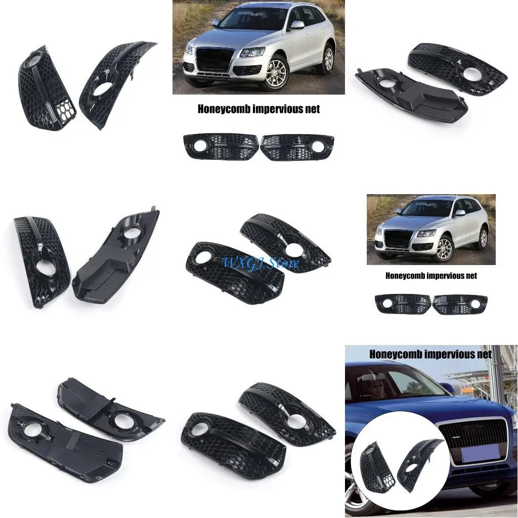 

37JE 8R0807681A 8R0807682A Replacement Car Front Bumper Fog Lamp Grills Trim Cover Lower Grille For 2009-2012