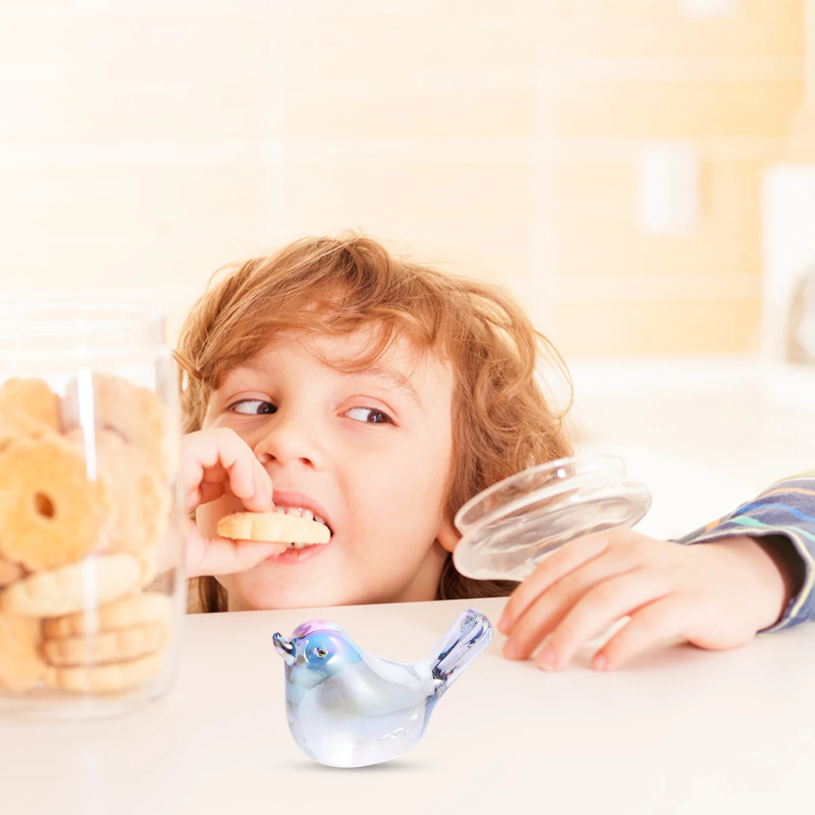 

Exquisite Charming Small Crystal Bird Ornament Decoration Relaxing Office Car Tabletop Decor Crystal Animal