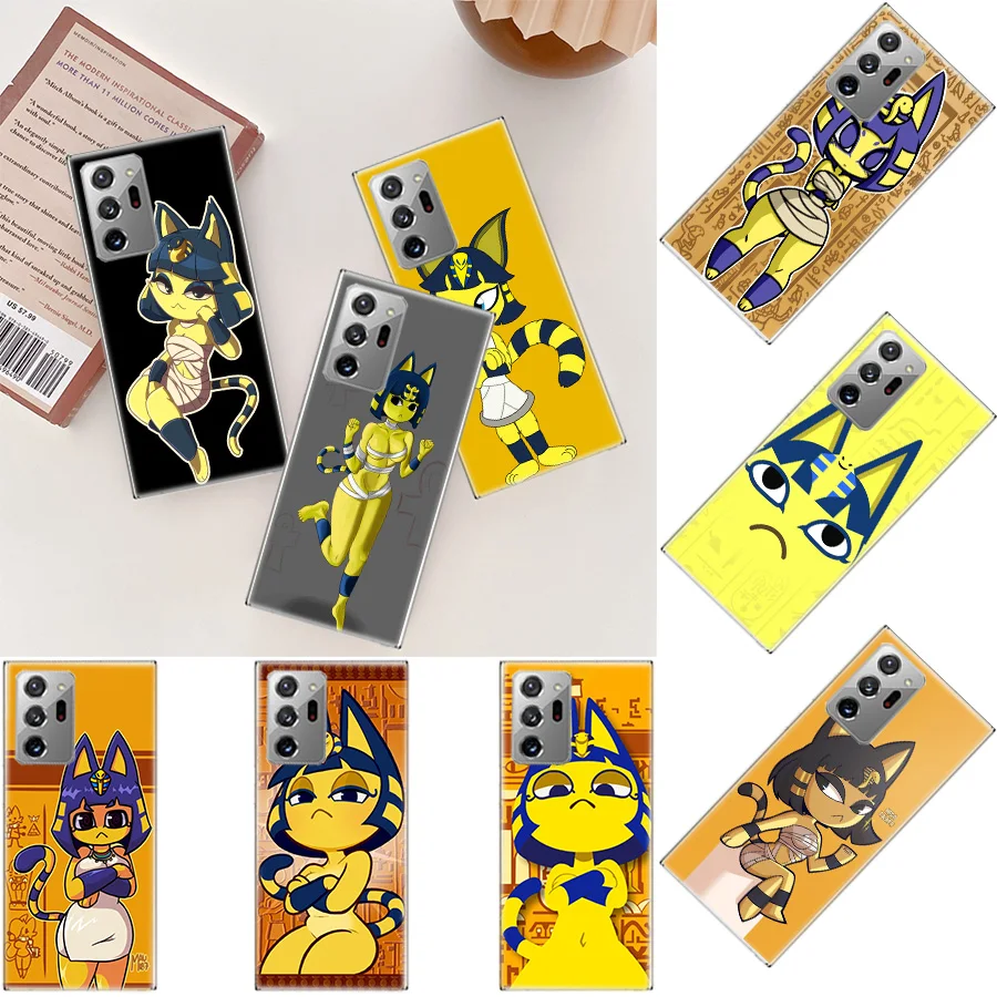 Чехол для телефона с мультяшным изображением анкхи, Египет, кот для Galaxy Samsung A03, A03S, A13, A23, A33, A53, A73, A54, A34, A24, A14, 5G A04, A04S, A9, A8, A7, A6, P