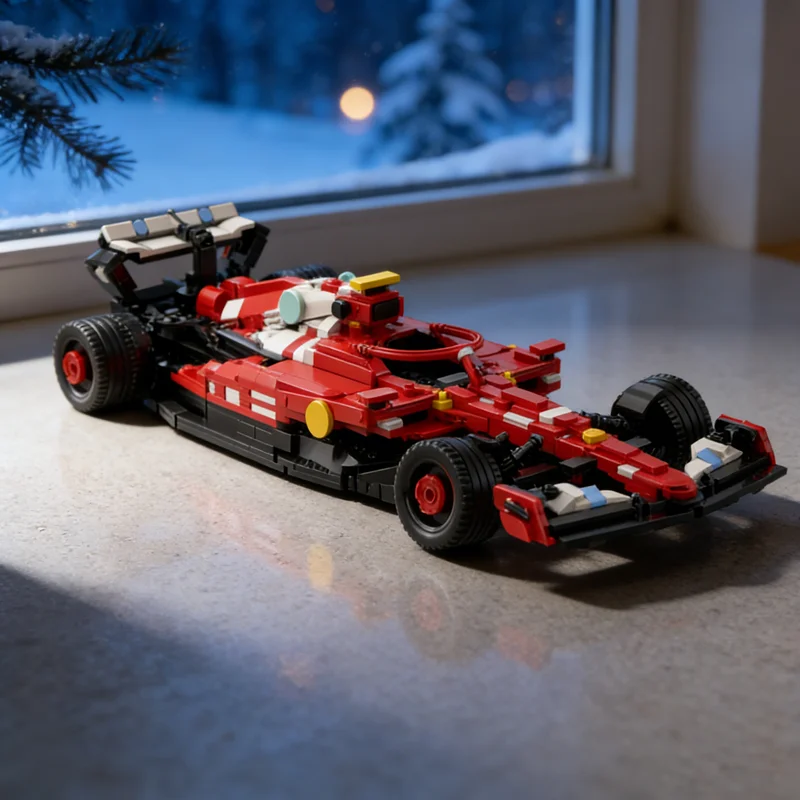 

964pcs MOC Creator Formula 1 SF Model Building Blocks Architecture Christmas Gifts Idea Creative Education Toy Brick