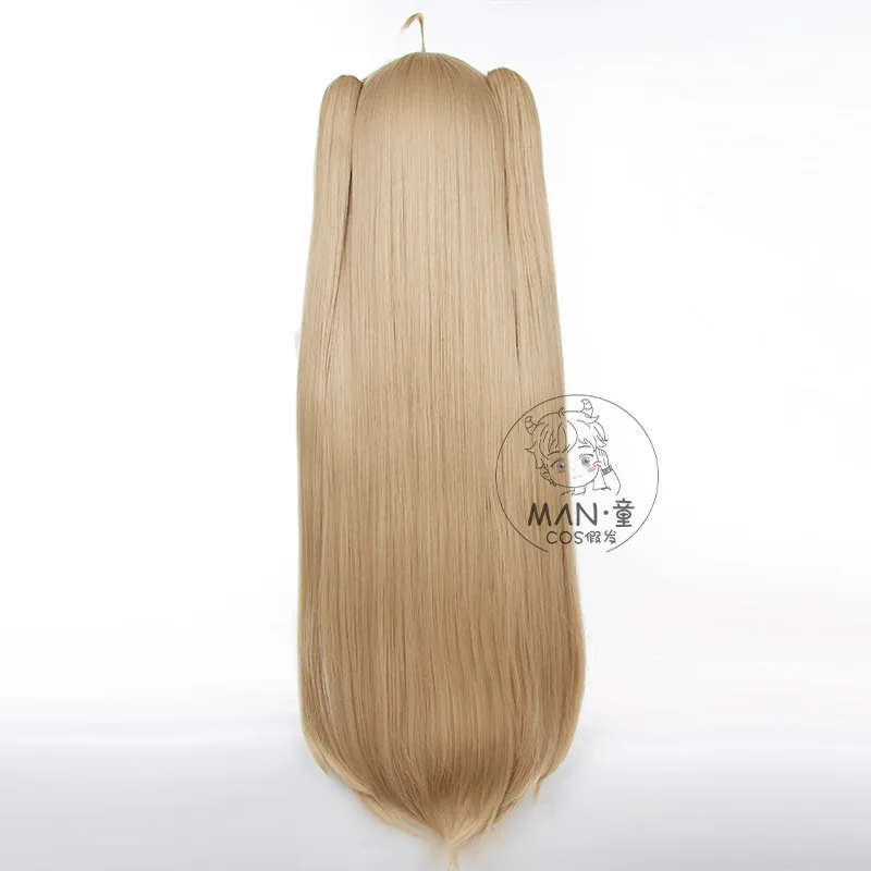 ATRI - لحظاتي العزيزة - شعر مستعار أتولي التنكري بمشبك نمر مزدوج، نسخة شعر مربوطة هدية الهالوين