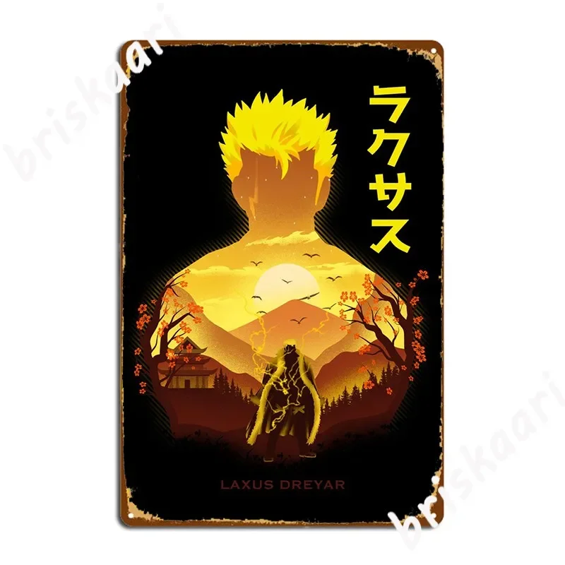 Dragon Slayer Laxus Metal Sign Club Home Vintage Mural Painting Décor Tin sign Posters