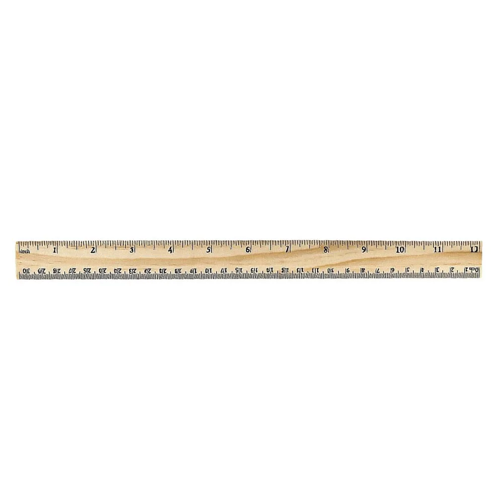 Solid Wood Office Supplies Measuring Tools School Drawing Ruler As Show Wooden Ruler 300mm Solid Wood Construction